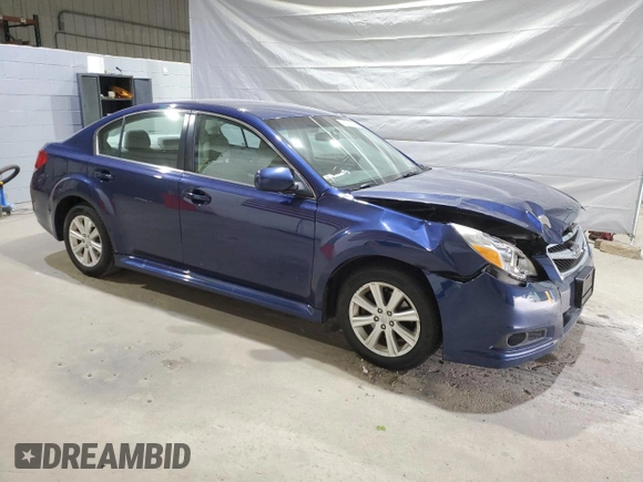 2011 Subaru Legacy Premium with VIN 4S3BMBC69B3249360, listed as a Copart auction lot 57490905 with 81,122 mi miles and Salvage title. Bid and sale history available at DreamBid. Image 4.