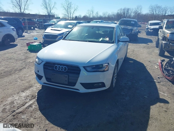 2013 Audi A4 Premium with VIN WAUBFAFL7DN040726, listed as a IAAI auction lot 41816718 with 115,661 mi miles. Bid and sale history available at carsss.com. Image 6.