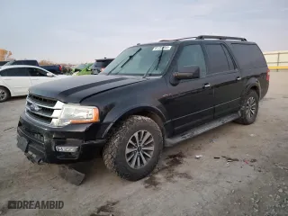 2017 Ford Expedition EL XLT with VIN 1FMJK1JT3HEA08861, listed as a Copart auction lot 81754944 with 0 mi miles and Salvage Title. Bid and sale history available at carsss.com. Image 1.