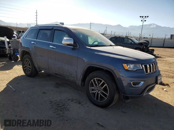 2019 Jeep Grand Cherokee Limited with VIN 1C4RJFBG5KC845476, listed as a Copart auction lot 44441785 with 59,599 mi miles and Salvage Title. Bid and sale history available at carsss.com. Image 4.