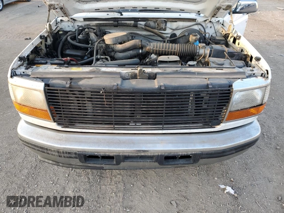 1996 Ford Bronco Custom with VIN 1FMEU15H2TLA52176, listed as a Copart auction lot 50829335 with 204,411 mi miles and Salvage Title. Bid and sale history available at carsss.com. Image 12.
