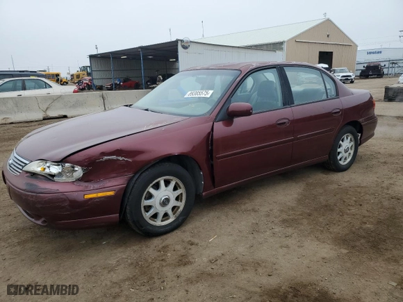 1998 Chevrolet Malibu LS with VIN 1G1NE52M8W6220067, listed as a Copart auction lot 89385575 with 107,916 mi miles and Salvage Title. Bid and sale history available at carsss.com. Image 1.