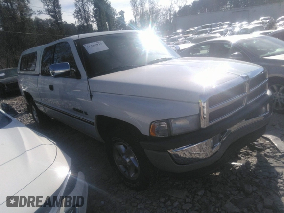1997 Dodge 1500 with VIN 3B7HC13Z9VG759680, listed as a IAAI auction lot 41280933 with 123,064 mi miles and . Bid and sale history available at DreamBid. Image 1.