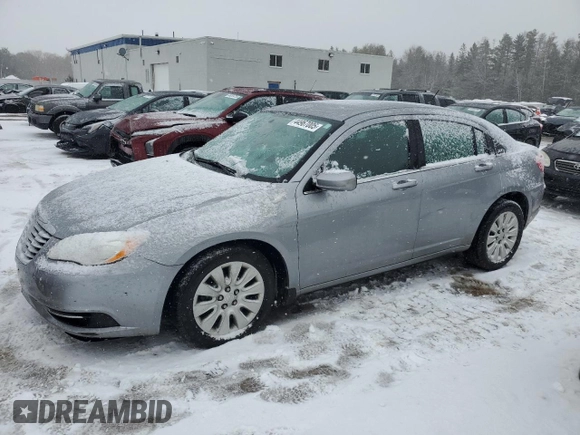 2013 Chrysler 200 LX with VIN 1C3CCBAB6DN512732, listed as a Copart auction lot 44967005 with 80,219 mi miles and Clean Title. Bid and sale history available at carsss.com. Image 1.