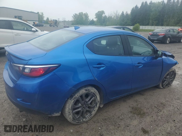 2019 Toyota Yaris L z VIN 3MYDLBYV3KY507165, wystawiony jako Copart lot #57951855 z przebiegiem 55 476 mil mil oraz Szkoda całkowita • Salvage title. Historia ofert i sprzedaży dostępna na DreamBid. Obrazek 3.