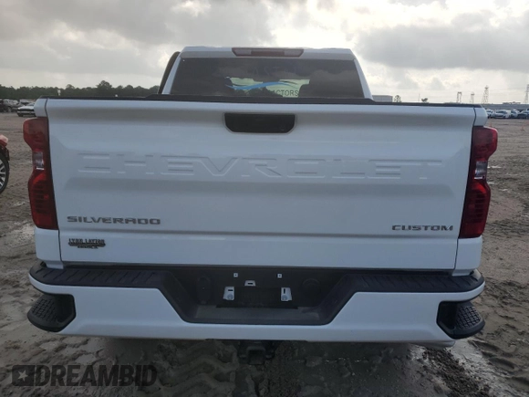 2024 Chevrolet Silverado 1500 Custom with VIN 3GCPABEK8RG445662, listed as a Copart auction lot 54160645 with 1,559 mi miles and Salvage Title. Bid and sale history available at DreamBid. Image 6.