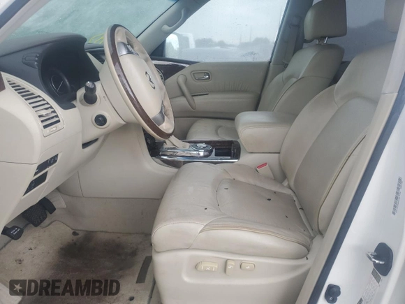 2015 Infiniti QX80 with VIN JN8AZ2NF9F9570610, listed as a Copart auction lot 74380164 with 0 mi miles and Non Repairable. Bid and sale history available at carsss.com. Image 7.