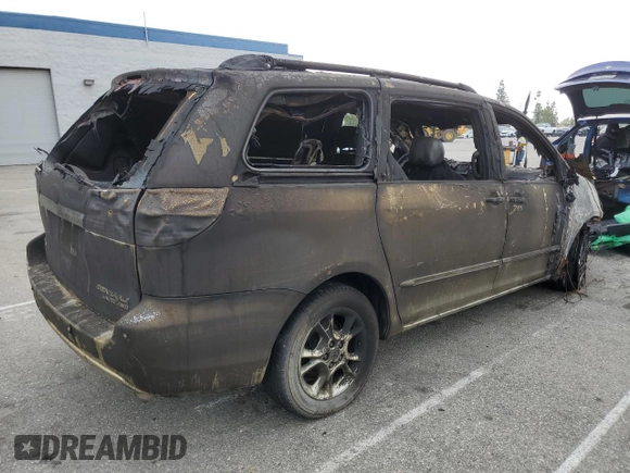 2005 Toyota Sienna XLE with VIN 5TDBA22C05S048417, listed as a Copart auction lot 58529365 with Not provided miles and Salvage title. Bid and sale history available at DreamBid. Image 3.