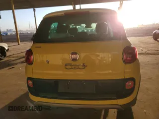 2014 FIAT 500L Trekking with VIN ZFBCFADH5EZ009574, listed as a Copart auction lot 47250205 with 33,469 mi miles and Salvage Title. Bid and sale history available at DreamBid. Image 6.