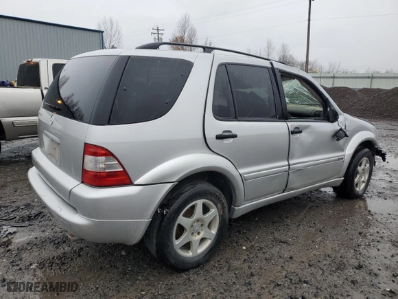 2002 Mercedes-Benz M-Class with VIN 4JGAB54EX2A324289, listed as a Copart auction lot 41439525 with 0 mi miles and Salvage Title. Bid and sale history available at carsss.com. Image 3.