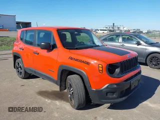 2017 Jeep Renegade Sport with VIN ZACCJBAH9HPG07336, listed as a IAAI auction lot 42219901 with 118,696 mi miles and . Bid and sale history available at DreamBid. Image 1.