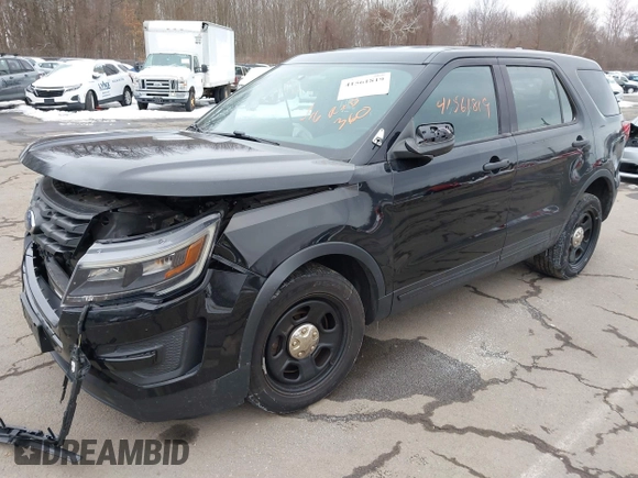 2017 Ford Police Interceptor Utility z VIN 1FM5K8AR6HGE15768, wystawiony jako IAAI lot #41561819 z przebiegiem 176 539 mil mil oraz . Historia ofert i sprzedaży dostępna na DreamBid. Obrazek 2.