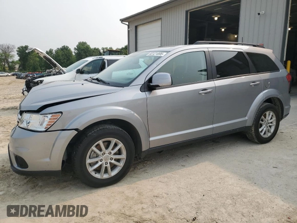 2017 Dodge Journey SXT with VIN 3C4PDCBG5HT599636, listed as a Copart auction lot 60121895 with 54,659 mi miles and Salvage title. Bid and sale history available at DreamBid. Image 1.