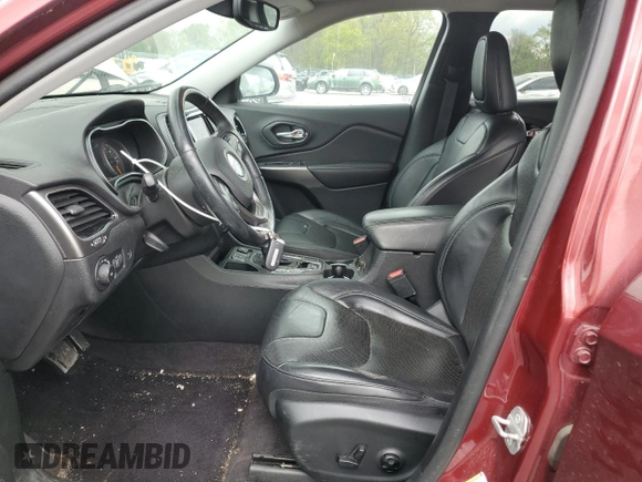 2019 Jeep Cherokee Limited with VIN 1C4PJLDN7KD146362, listed as a Copart auction lot 52727625 with 54,354 mi miles and Clean title. Bid and sale history available at DreamBid. Image 7.
