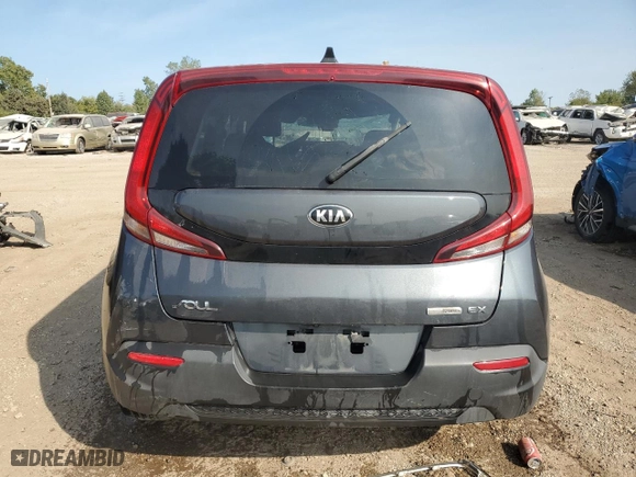 2021 Kia Soul EX with VIN KNDJ33AU4M7740940, listed as a Copart auction lot 71097004 with 82,593 mi miles and Salvage Title. Bid and sale history available at carsss.com. Image 6.