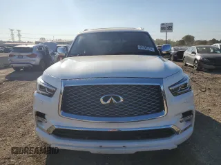 2019 Infiniti QX80 LUXE with VIN JN8AZ2NE7K9231734, listed as a Copart auction lot 69708214 with 57,078 mi miles and Salvage Title. Bid and sale history available at carsss.com. Image 5.