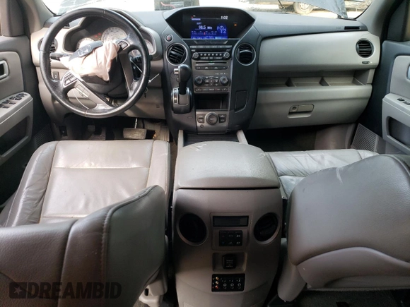 2015 Honda Pilot EX-L with VIN 5FNYF3H62FB032227, listed as a Copart auction lot 68159654 with 113,812 mi miles and Salvage Title. Bid and sale history available at carsss.com. Image 8.