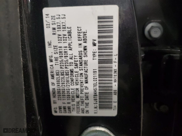 2014 Acura RDX Tech Pkg with VIN 5J8TB4H57EL021191, listed as a Copart auction lot 50077085 with 89,415 mi miles and Salvage Title. Bid and sale history available at carsss.com. Image 14.