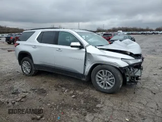 2022 Chevrolet Traverse LT Cloth with VIN 1GNEVMKW9NJ168793, listed as a Copart auction lot 74868013 with 0 mi miles and Clean Title. Bid and sale history available at carsss.com. Image 4.