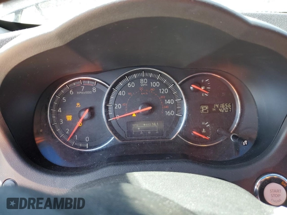 2014 Nissan Maxima S with VIN 1N4AA5AP6EC476727, listed as a Copart auction lot 49458125 with 141,656 mi miles and Salvage title. Bid and sale history available at DreamBid. Image 9.