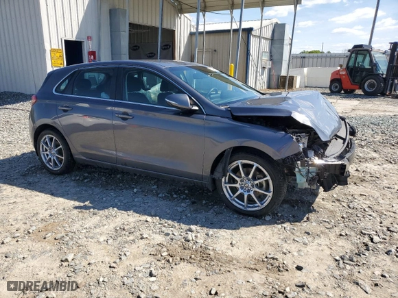 2018 Hyundai Elantra GT with VIN KMHH35LE5JU038649, listed as a Copart auction lot 50380965 with 99,737 mi miles and Salvage Title. Bid and sale history available at carsss.com. Image 4.