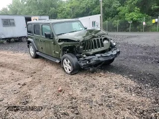 2021 Jeep Wrangler Unlimited Sport S с VIN 1C4HJXDN0MW659729, выставлен на аукционе Copart как лот 61238145 с пробегом 54 565 миль миль и Списание • Salvage title. История ставок и продаж доступна на DreamBid. Изображение 14.