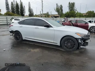 2019 Genesis G80 3.3T Sport with VIN KMTFN4JB7KU306127, listed as a Copart auction lot 86709364 with 51,923 mi miles and Non Repairable. Bid and sale history available at carsss.com. Image 4.