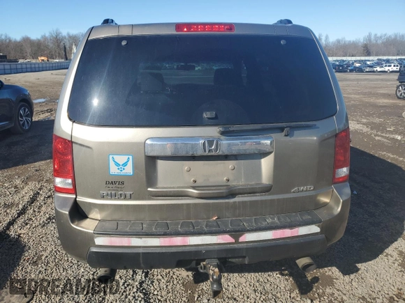 2009 Honda Pilot EX-L with VIN 5FNYF48539B033436, listed as a Copart auction lot 44797345 with 267,612 mi miles and Clean Title. Bid and sale history available at carsss.com. Image 6.