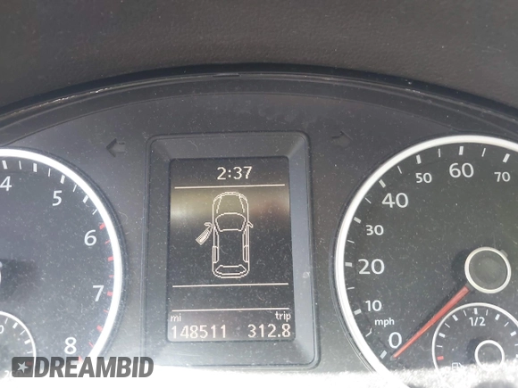 2013 Volkswagen Tiguan SE with VIN WVGAV7AX4DW528410, listed as a IAAI auction lot 42142132 with 148,511 mi miles and . Bid and sale history available at DreamBid. Image 7.