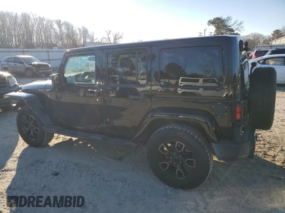 2018 Jeep Wrangler JK Unlimited Sahara with VIN 1C4BJWEG1JL890913, listed as a Copart auction lot 41367695 with 62,521 mi miles and Salvage Title. Bid and sale history available at carsss.com. Image 2.