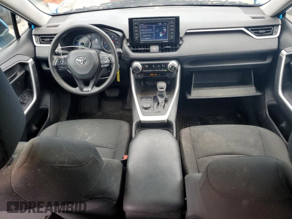 2021 Toyota RAV4 Hybrid LE with VIN 2T3MWRFV6MW114352, listed as a Copart auction lot 48451135 with 118,835 mi miles and Salvage Title. Bid and sale history available at carsss.com. Image 8.