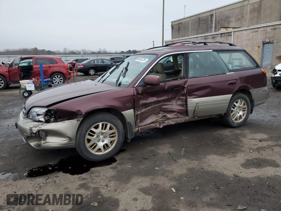 2001 Subaru Legacy Outback L.L. Bean z VIN 4S3BH806617625337, wystawiony jako Copart lot #84534724 z przebiegiem 54 068 mil mil oraz Czysty tytuł • Clean title. Historia ofert i sprzedaży dostępna na DreamBid. Obrazek 1.