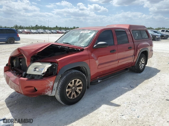 2008 Mitsubishi Raider LS with VIN 1Z7HC28K58S588087, listed as a Copart auction lot 72013544 with 164134 miles and Non Repairable. Bid and sale history available at carsss.com. Image 1.