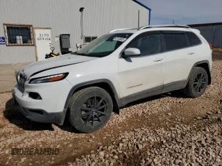 2018 Jeep Cherokee Limited with VIN 1C4PJMDX8JD622169, listed as a Copart auction lot 47123825 with 76,343 mi miles and Salvage Title. Bid and sale history available at carsss.com. Image 1.