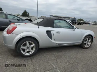 2001 Toyota MR2 z VIN JTDFR320810029195, wystawiony jako Copart lot #75710234 z przebiegiem 59 270 mil mil oraz Tytuł czysty. Historia ofert i sprzedaży dostępna na DreamBid. Obrazek 3.