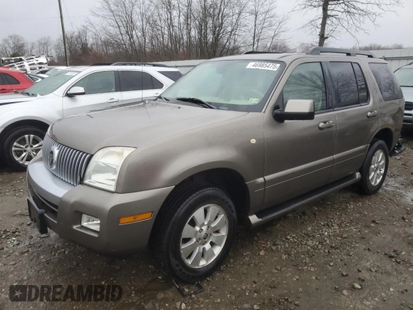 2006 Mercury Mountaineer Luxury with VIN 4M2EU47EX6UJ25263, listed as a Copart auction lot 46985475 with 111,656 mi miles and Salvage Title. Bid and sale history available at carsss.com. Image 1.
