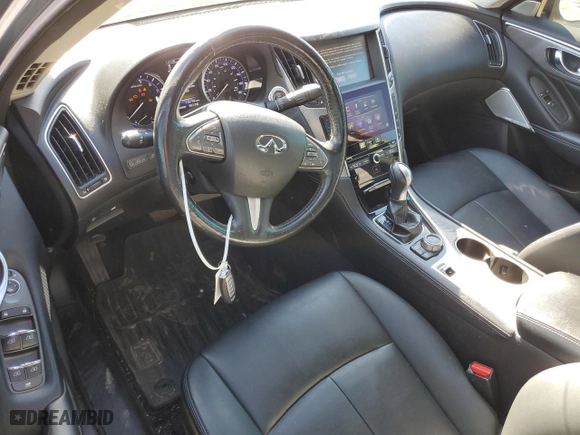 2017 Infiniti Q50 3.0t Premium with VIN JN1EV7AP4HM730139, listed as a Copart auction lot 87694875 with NaN miles and Salvage Title. Bid and sale history available at carsss.com. Image 8.
