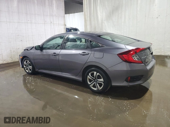 2017 Honda Civic Sedan LX with VIN 19XFC2F50HE204199, listed as a Copart auction lot 52629635 with 42,897 mi miles and Salvage Title. Bid and sale history available at carsss.com. Image 2.