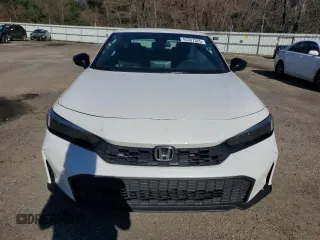 2025 Honda Civic Sedan Sport with VIN 2HGFE2F5XSH519471, listed as a Copart auction lot 45307325 with 6,595 mi miles and Salvage Title. Bid and sale history available at carsss.com. Image 5.
