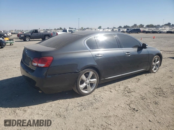 2008 Lexus GS 350 with VIN JTHBE96S880036116, listed as a Copart auction lot 76107564 with 239,961 mi miles and Salvage Title. Bid and sale history available at carsss.com. Image 3.