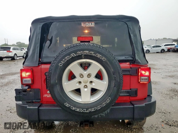 2008 Jeep Wrangler X z VIN 1J4FA24188L650933, wystawiony jako Copart lot #60603225 z przebiegiem 121 682 mil mil oraz Szkoda całkowita • Salvage title. Historia ofert i sprzedaży dostępna na DreamBid. Obrazek 6.