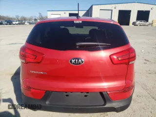 2015 Kia Sportage LX with VIN KNDPB3AC0F7702628, listed as a Copart auction lot 48495365 with 106,208 mi miles and Salvage Title. Bid and sale history available at carsss.com. Image 6.