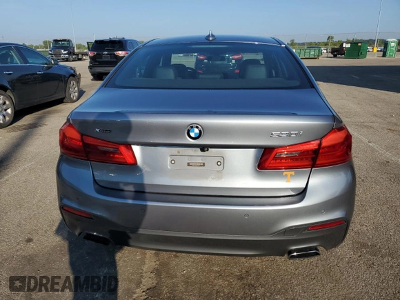 2017 BMW 5 Series 530i xDrive with VIN WBAJA7C38HG906137, listed as a Copart auction lot 66202255 with 154,480 mi miles and Clean title. Bid and sale history available at DreamBid. Image 6.