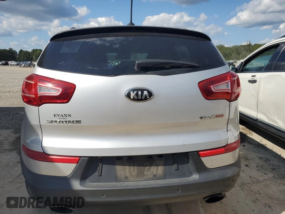 2013 Kia Sportage SX with VIN KNDPCCA65D7382680, listed as a Copart auction lot 74024164 with 150,085 mi miles and Clean Title. Bid and sale history available at carsss.com. Image 6.