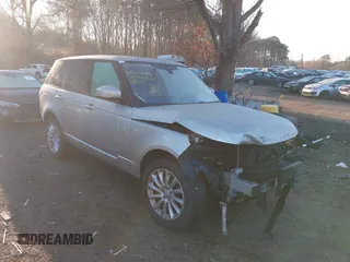 2018 Land Rover Range Rover HSE z VIN SALGS2SV7JA391424, wystawiony jako IAAI lot #41707639 z przebiegiem 93 742 mil mil oraz . Historia ofert i sprzedaży dostępna na DreamBid. Obrazek 1.
