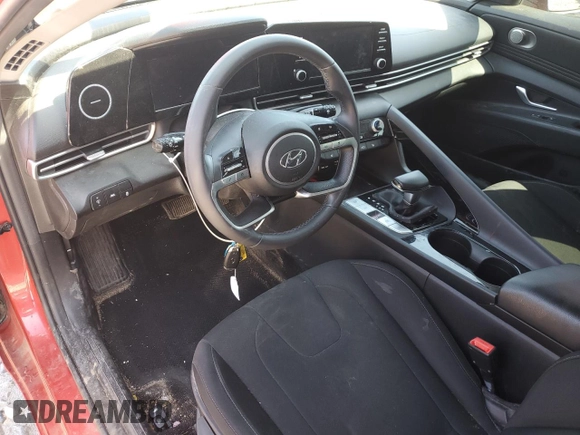 2021 Hyundai Elantra SEL with VIN 5NPLS4AG8MH040829, listed as a Copart auction lot 51252405 with Not Provided miles and Non Repairable. Bid and sale history available at carsss.com. Image 8.