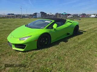 2017 Lamborghini Huracan z VIN ZHWUR2ZF7HLA08210, wystawiony jako Copart lot #51895654 z przebiegiem Nie podano mil oraz Nie do naprawy. Historia ofert i sprzedaży dostępna na DreamBid. Obrazek 1.