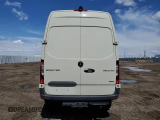 2024 Mercedes-Benz Sprinter with VIN W1W8NB6Y0RT164426, listed as a Copart auction lot 51678665 with 2,928 mi miles and Non Repairable. Bid and sale history available at DreamBid. Image 6.
