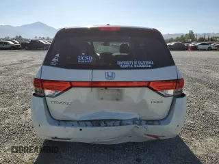 2016 Honda Odyssey Touring Elite with VIN 5FNRL5H9XGB006981, listed as a Copart auction lot 63970385 with 165,164 mi miles and Salvage title. Bid and sale history available at DreamBid. Image 6.
