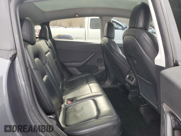 2021 Tesla Model Y Long Range with VIN 5YJYGDEE4MF076774, listed as a Copart auction lot 50566175 with 93,137 mi miles and Salvage Title. Bid and sale history available at carsss.com. Image 11.